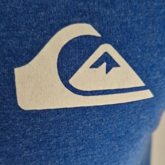 Quiksilver Men's Heathered Blue Tee - Picture 4 of 16